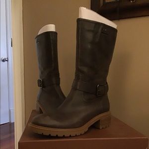 Coach mid high leather boots runs true to size